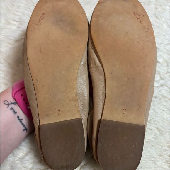 Sam Edelman Tan Loafers Comfortable Flats - Picture 3 of 8